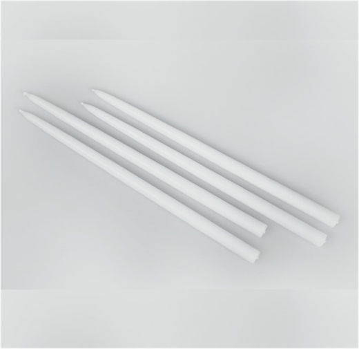 Gemini stearinlys i hvid - KoZmo Design Store